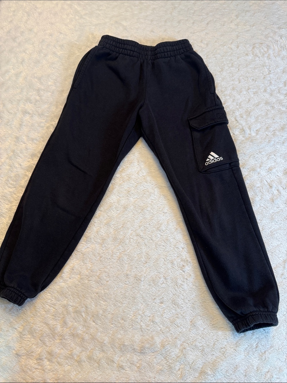 adidas Black Kids Cargo Joggers